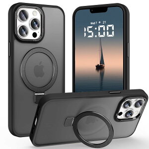 �y���������zAVETUL iPhone 12 mini �P�[�X iPhone 13 mini �P�[�X MagSafe�Ή� ���C�����X�[�d�Ή� �B���X�^���h �}�b�g �}�O�l�b�g���� �������� ����~�� �ČRMIL�K�i�ϏՌ� iPhone12mini�P�[�X �X�g���b�v