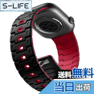 �y���������z[Bandletic]�A�b�v���E�H�b�`�p �o���h - Apple Watch�Ή��o���h N52���͎��Γ��� �y�ʃV���R���f�� �h���h�o ���g�����_���f�U�C�� 49mm/46mm/45mm/44mm/42mm/41mm/40mm/38mm �Ή� 5.5-8.3�C���`����
