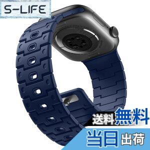 �y���������z[Bandletic]�A�b�v���E�H�b�`�p �o���h - Apple Watch�Ή��o���h N52���͎��Γ��� �y�ʃV���R���f�� �h���h�o ���g�����_���f�U�C�� 49mm/46mm/45mm/44mm/42mm/41mm/40mm/38mm �Ή� 5.5-8.3�C���`����