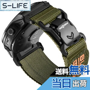�y���������z[Bandletic]�K�[�~�� �x���g-26mm Fidlock���C�o�b�N�� �����i�C������ �y�ʁE�ʋC�E������ Fenix 8/7X/7X Pro/6X/6X Pro/Epix Pro/Instinct 2X/Quatix 3/Enduro/1/2/3/Descent Mk3i�Ή� �X�|�[�c �����p�o���h 
