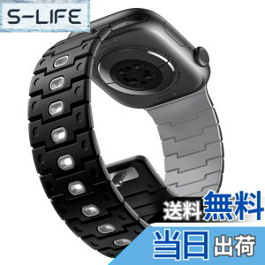 �y���������z[Bandletic]�A�b�v���E�H�b�`�p �o���h - Apple Watch�Ή��o���h N52���͎��Γ��� �y�ʃV���R���f�� �h���h�o ���g�����_���f�U�C�� 49mm/46mm/45mm/44mm/42mm/41mm/40mm/38mm �Ή� 5.5-8.3�C���`����