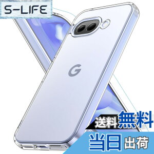 �y���������zAXAG Google Pixel 10a �P�[�X �N���A �ϏՌ� �O�[�O���s�N�Z��10a�P�[�X ���ϖh�~ �K���X�t�C�����ی�t�� pixel10a �p �X�}�z�P�[�X �F�F�N���A�A�T�C�Y�FGoogle Pixel 9a�p