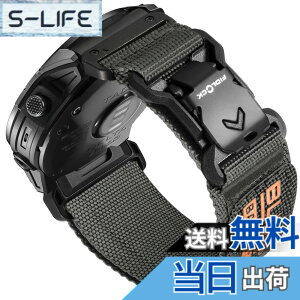 �y���������z[Bandletic]�K�[�~�� �x���g-26mm Fidlock���C�o�b�N�� �����i�C������ �y�ʁE�ʋC�E������ Fenix 8/7X/7X Pro/6X/6X Pro/Epix Pro/Instinct 2X/Quatix 3/Enduro/1/2/3/Descent Mk3i�Ή� �X�|�[�c �����p�o���h 