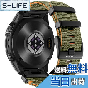 �y���������z[Bandletic] �K�[�~�� �x���g-22mm 26mm�����p ���ϋv�i�C���� �y�� �ʋC�� �X�|�[�c �o���h Garmin Fenix 8/8 Pro/7/7 Pro/Instinct 2X/3/Forerunner 965/955/945/Approach S62/S60/Instinct 3E/2/Quatix/Epix/ �F�F�A�[
