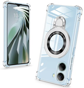 �y���������zbaodunwei Galaxy A25 5G �P�[�X �N���A �����O�t�� MagSafe�Ή� �}�O�l�b�g���� �c�����Ή� �A�W���X�^�u���X�^���h �l�p�G�A�N�b�V���� �ϏՌ� Galaxy A25 SC-53F SCG33 �J�o�[ �Ռ��z���|�P