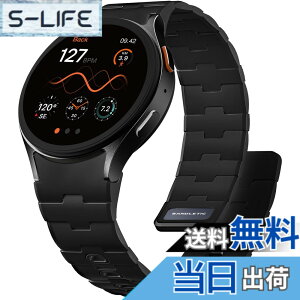 �y���������z[Bandletic] Galaxy watch 7 �o���h - �}�O�l�b�g�� Samsung�p 6/5/4 44mm 40mm/ FE/6 Classic 47mm 43mm/5 Pro 45mm/4 Classic�Ή� N54���� �ʋC�� ���y�� 2�F�f�U�C�� �F�F�u���b�N