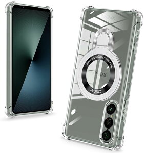�y���������zbaodunwei Galaxy A25 5G �P�[�X �N���A �����O�t�� MagSafe�Ή� �}�O�l�b�g���� �c�����Ή� �A�W���X�^�u���X�^���h �l�p�G�A�N�b�V���� �ϏՌ� Galaxy A25 SC-53F SCG33 �J�o�[ �Ռ��z���|�P