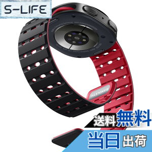 �y���������z[Bandletic] Galaxy watch 8 �o���h - �}�O�l�b�g�� �V���R���o���h Watch 8 44mm 40mm/ Watch 8 Classic 46mm �ɑΉ� N52���� �ʋC�� �ϊ� �h�� �y�� �j�����p �����p�o���h �F�F�u���b�N/���b�h
