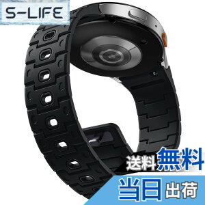 �y���������z[Bandletic] Galaxy Watch 7 �o���h -N52���͎��Γ��� �ʋC�� �y�� �V���R�� �X�|�[�c�o���h Galaxy Watch 7/6/5/4/Classic/5 Pro 40mm/42mm/43mm/44mm/46mm/47mm �Ή� �����Y ���f�B�[�X �F�F�u���b�N