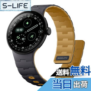�y���������z[Bandletic] 2025 �V�^ Google Pixel Watch �o���h - Pixel Watch 1�E2�E3�E4�i41mm�j �Ή� N54���΃o���h �}�O�l�b�g���V���R�� �j�����p �X�|�[�c�p �y�� �F�F�O���[/�J�[�L