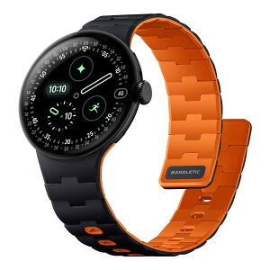 �y���������z[Bandletic] 2025 �V�^ Google Pixel Watch �o���h - Pixel Watch 1�E2�E3�E4�i41mm�j �Ή� N54���΃o���h �}�O�l�b�g���V���R�� �j�����p �X�|�[�c�p �y�� �F�F�u���b�N/�I�����W