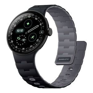 �y���������z[Bandletic] 2025 �V�^ Google Pixel Watch �o���h - Pixel Watch 1�E2�E3�E4�i41mm�j �Ή� N54���΃o���h �}�O�l�b�g���V���R�� �j�����p �X�|�[�c�p �y�� �F�F�u���b�N/�O���[
