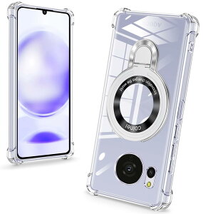 �y���������zbaodunwei Galaxy A25 5G �P�[�X �N���A �����O�t�� MagSafe�Ή� �}�O�l�b�g���� �c�����Ή� �A�W���X�^�u���X�^���h �l�p�G�A�N�b�V���� �ϏՌ� Galaxy A25 SC-53F SCG33 �J�o�[ �Ռ��z���|�P