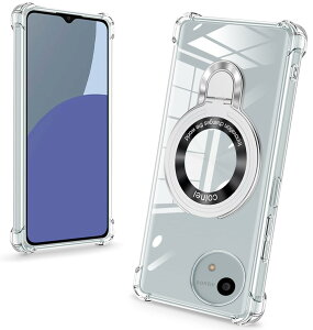 �y���������zbaodunwei Galaxy A25 5G �P�[�X �N���A �����O�t�� MagSafe�Ή� �}�O�l�b�g���� �c�����Ή� �A�W���X�^�u���X�^���h �l�p�G�A�N�b�V���� �ϏՌ� Galaxy A25 SC-53F SCG33 �J�o�[ �Ռ��z���|�P