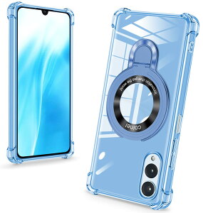 �y���������zbaodunwei Galaxy A25 5G �P�[�X �N���A �����O�t�� MagSafe�Ή� �}�O�l�b�g���� �c�����Ή� �A�W���X�^�u���X�^���h �l�p�G�A�N�b�V���� �ϏՌ� Galaxy A25 SC-53F SCG33 �J�o�[ �Ռ��z���|�P