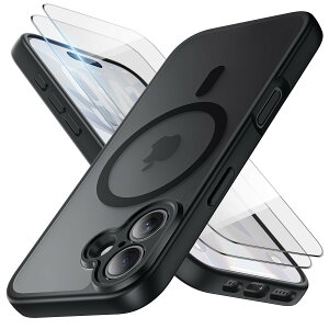 �y���������zBruzaio SFTZ iPhone 14/13/15/16/16e/17/17Pro/17ProMax �p �P�[�X �F�F�u���b�N �����Y�S�̂��J�o�[�A�T�C�Y�FiPhone 16 �p�i6.1�C���`�j