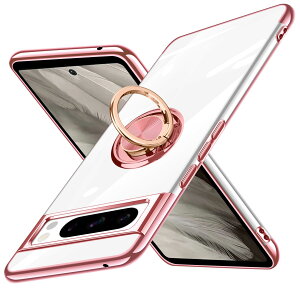 �y���������zPixel 8 Pro �p �P�[�X �����O�t�� �N���A Pixel8Pro �p �J�o�[ �ϏՌ� �S�ʕی� �y�� ���^ �s�N�Z�� 8 Pro �p �X�}�z�P�[�X �X�^���h�@�\ �ԍڃz���_�[�Ή� �C�菝�h�~ ����~�� �����h