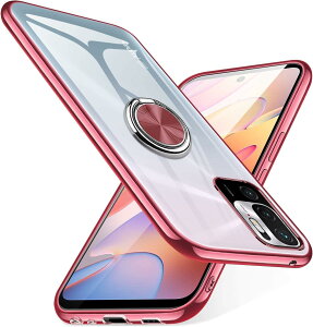 �y���������zRedmi Note 10 JE �P�[�X �����O�t�� Redmi Note 10T �P�[�X�N���A �ϏՌ� �y�� ���^ TPU �V���I�~ XIG02 �P�[�X ���� �X�}�z�P�[�X �J�o�[ �X�^���h�@�\ �ԍڃz���_�[�Ή� �C�菝�h�~ �F�F