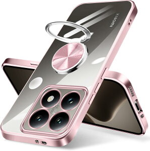 �y���������zXiaomi 14T Pro �P�[�X �����O�t�� �N���A �ϏՌ� �V���I�~14T Pro �J�o�[ �X�^���h�@�\ xiaomi14t pro �X�}�z�P�[�X ���� TPU �y�� �X���� �\�t�g �C�菝�h�~ �����h�~ �F�F���[�Y�S�[���h