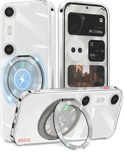 �y���������zCexitesuo For �P�[�X �N���A �����O�t�� 360°��]�X�^���h �ϏՌ� �J�o�[ ���^ �y�� �l�C �X�}�z�P�[�X ���� TPU �ԍڃz���_�[�Ή� �F�F�N���A�A�T�C�Y�FXREAL Beam Pro