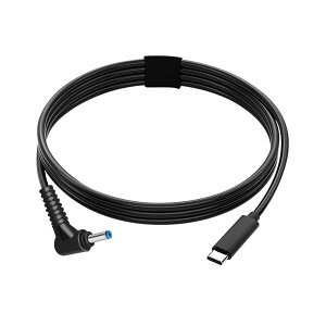 �y���������zType C USB-C ���X���� DC 4.5x3.0mm �d��PD�[�d�P�[�u�� �m�[�g�p�\�R���p 65W (4.5x3.0mm)1.5M �u���b�N HP���p�\�R����p �F�F���A�T�C�Y�FType-C�p�񂵌���1.5 m