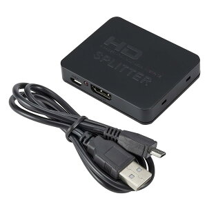 �y���������zHDMI���z��4 Kx 2 K HDMI���z��1����2�o��3 D�A�t��HD�A1080 P�AHDCP 1.4�݊�HDMI�f���A���P�[�u�������o�͑I������2��̃f�B�X�v���CXBOX/PS 5/HDTV/DVD�Đ����u�t��USB�d���P�[�u�� �F�F�u��