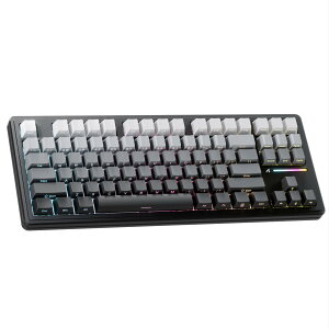 �y���������zATTACK SHARK M87PRO �R���p�N�g 3���[�h ���J�j�J���L�[�{�[�h Bluetooth/���C�����X/�L�� 2.4GHz TYPE-C 87�L�[ 80% �z�� RGB���C�g �z�b�g�X���b�v�Ή� �K�X�P�b�g�\�� �Q�[�~���O�L�[�{�[�h
