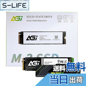 �y���������zAGI 1TB SSD �q�[�g�V���N�t�� PS5�Ή� PCIe Gen4x4 NVMe AI818-43 M.2 5�N �ő�Ǎ�:4700MB/s 3D NAND ����SSD Heatsink