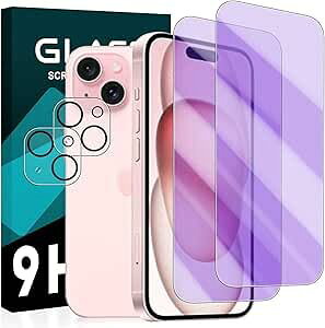 �y���������zscreenprotector �Ή� �`�����h�~�t�B���� �{ �����Y�ی�t�B���� �F�F�����A�T�C�Y�F�Ή� iphone 15 Plus �u���[���C