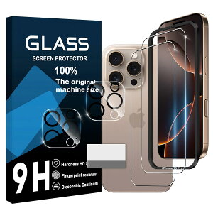 �y���������zscreenprotector �Ή� �`�����h�~�t�B���� �{ �����Y�ی�t�B���� �F�F�����A�T�C�Y�F�Ή� iphone16 Pro �K�C�h�g�t��