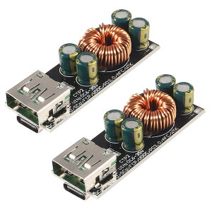�y���������zACEIRMC 60W 6-35V DC - USB Type C PD 3.0 QC4 Type A QC3.0 DC �}���[�d 12V 24V �X�e�b�v�_�E���d�����W���[�� USB Type C �g�ѓd�b�p�����[�d�A�_�v�^�[ �F�F2�A�T�C�Y�F50x17x12mm