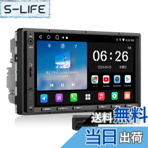 �y���������zATOTOEXCEL A5L 7�C���` Android�i�r �f�B�X�v���C�I�[�f�B�I 2DIN �A���C�����XCarPlay Android Auto �~���[�����N�AWiFi/BT/USB�e�U�����O HDMI�o�́AMirrorLink�AOBD2�f�f�@�t���ADSP 24�o���hEQ�AChat