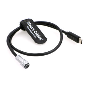 �y���������zAlvin's Cables BMPCC 4K 6K �g���K�[�d���P�[�u�� USB C Type-C PD����Weipu SF61B/S2 2�s�� Blackmagic Pocket Cinema Camera 19.7�C���`/50cm �F�F�u���b�N�A�T�C�Y�F50cm