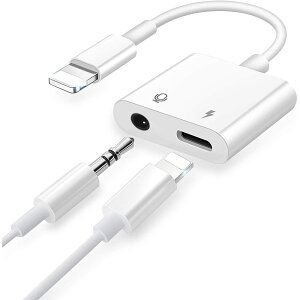 �y���������z�y2022 MFi�F�ؕi �ʘb�\+���y���߁ziPhone �C���z�� �ϊ� ���C�g�j���O 3.5mm �C���z�� �ϊ��A�_�v�^ + �}���[�d��Ґڑ��P�[�u�� iPhone �[�d �C���z�� ���� iPhone13/12/11(iOS11-15�Ή�)