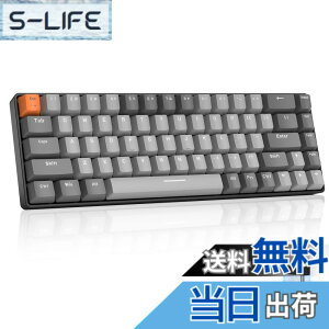 �y���������zMAGIC-REFINER Bluetooth���C�����X �Q�[�~���O�L�[�{�[�h ���� ���^ �Ԏ�K68�L�[�{�[�h2.4GHZ USB�ڑ� �e���L�[���X Windows Mac iPad iOS Android Surface PS4 Switch �Ή� �ݑ�Ζ� ���{������� �F�F