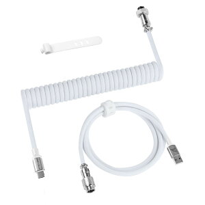 �y���������z�y����8000Hz�Ή��z ATTACK SHARK C01Pro �Q�[�~���O�L�[�{�[�h�p�R�C���P�[�u�� USB Type-C�ڑ� ����x�� �i�C�����ґg�ϋv �X�}�z/�^�u���b�g�[�d�Ή� 1.5m�L�� �����߂��h�~�݌v �M����