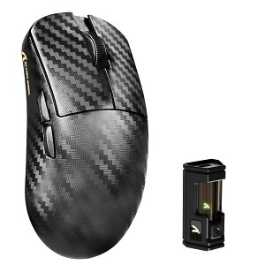 �y���������zATTACK SHARK R11Ultra ���C�����X�Q�[�~���O�}�E�X ���y��49g �J�[�{���t�@�C�o�[ Nordic52840�`�b�v ����3950�Z���T�[ DPI42000 3���[�h�ڑ� Bluetooth �L�� 2.4GHz 8000Hz �ő�200���ԋ쓮 ���}�C�N