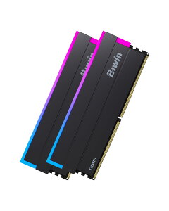 �y���������zBiwin DW100 DDR5 RGB U-DIMM PC�p������ �F�F�u���b�N�A�T�C�Y�F6000MT/s 32GB C28