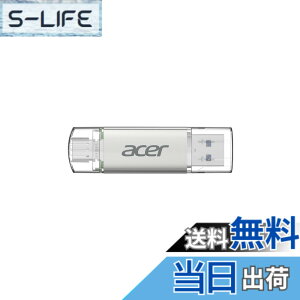 �y���������zAcer UT300 USB������ USB 3.2 �ő�Ǐo���x150MB/s USB-A/C���Ή� ���� �t���b�V���������h���C�u ����➑� �T�C�Y�F64GB