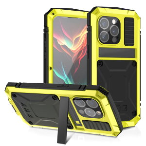 �y���������ziPhone 12 Pro Max �P�[�X�C�ϏՌ� �h�� �h�o �O�h�A�C�t�H��12�v���}�b�N�X 6.7�C���`�A���~�P�[�X�C�X�^���h�@�\�C�A���~�o���p�[ �P�[�X �����K���X���� �C�ŋ����������� 360 ��