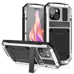 �y���������ziPhone 12 Pro Max �P�[�X�C�ϏՌ� �h�� �h�o �O�h�A�C�t�H��12�v���}�b�N�X 6.7�C���`�A���~�P�[�X�C�X�^���h�@�\�C�A���~�o���p�[ �P�[�X �����K���X���� �C�ŋ����������� 360 ��