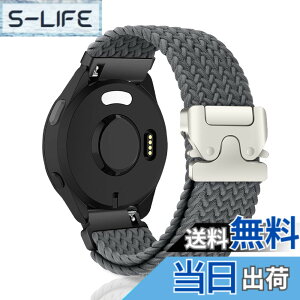 �y���������z[CeiBand] �R���p�`�u�� 20mm �o���h Garmin Forerunner 165/Forerunner 165 Music/Garmin Vivoactive 5 �Ή� �A�b�v���E�H�b�`�o���h �r���v�o���h �p���V���[�g�X�^�C���̃o�b�N�� ���v�o���h �x���g