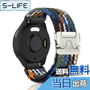 �y���������z[CeiBand] �R���p�`�u�� 20mm �o���h Garmin Forerunner 165/Forerunner 165 Music/Garmin Vivoactive 5 �Ή� �A�b�v���E�H�b�`�o���h �r���v�o���h �p���V���[�g�X�^�C���̃o�b�N�� ���v�o���h �x���g