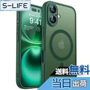 �y���������zCANSHN iPhone �p �P�[�X Magsafe�Ή� �J�������ӕی� ���C�����X�[�d �ϏՌ� �G�A�K�[�h�R�[�i�[ �����h�~ �w��h�~ �F�F�f�B�[�v�O���[���A�T�C�Y�FiPhone 16 Plus �p (6.7 �C���`)