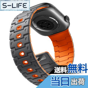 �y���������z[Bandletic]�A�b�v���E�H�b�`�p �o���h - Apple Watch�Ή��o���h N52���͎��Γ��� �y�ʃV���R���f�� �h���h�o ���g�����_���f�U�C�� 49mm/46mm/45mm/44mm/42mm/41mm/40mm/38mm �Ή� 5.5-8.3�C���`����