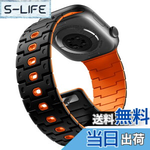 �y���������z[Bandletic]�A�b�v���E�H�b�`�p �o���h - Apple Watch�Ή��o���h N52���͎��Γ��� �y�ʃV���R���f�� �h���h�o ���g�����_���f�U�C�� 49mm/46mm/45mm/44mm/42mm/41mm/40mm/38mm �Ή� 5.5-8.3�C���`����