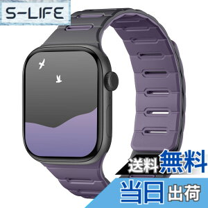 �y���������z[Bandletic]�A�b�v���E�H�b�`�p �o���h �}�O�l�b�g - Apple Watch�Ή��o���h �V���R�� ���ʒ��p �h�� 49mm/46mm/45mm/44mm/42mm Series Ultra/Ultra2/Ultra3/11/10/9/8/7/6/SE/5�Ή� �y�� �_�炩�� �F�F�O��