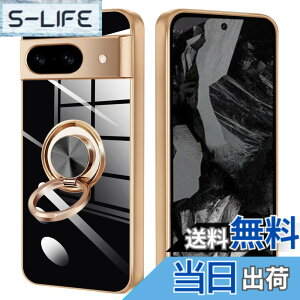 �y���������z�P�[�X �����O�t�� �X�}�z�P�[�X �J�o�[ �y�� ���� TPU �ϏՌ� �X�^���h�@�\ �C�菝�h�~ �����h�~ �ԍڃz���_�[�Ή� �X�g���b�v�z�[���t�� �F�F�u���b�N�A�T�C�Y�FGoogle Pixel 8a