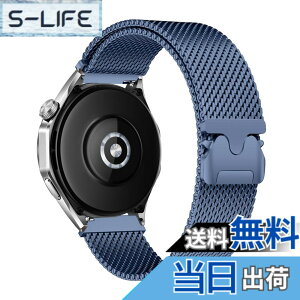 �y���������z[HinZann] �X�e�����X �o���h Huawei Watch GT 6 46mm/GT 6 Pro/GT 5/GT 5 Pro/GT 4/5/4/3 Pro �Ή����Ă��܂� 22mm�����p�x���g�E�}�O�l�b�g�E�~���l�[�[���[�v�E�������� ���b�V�� �ʋC �o���h Huawei
