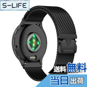 �y���������z[HinZann] �X�e�����X �o���h Garmin Venu 4 45mm/Venu 3/Venu2/D2 Air X15/vivoactive 4 �Ή����Ă��܂� 22mm�����p�x���g�E�}�O�l�b�g�E�~���l�[�[���[�v�E�������� ���b�V�� �ʋC �o���h Garmin Fore
